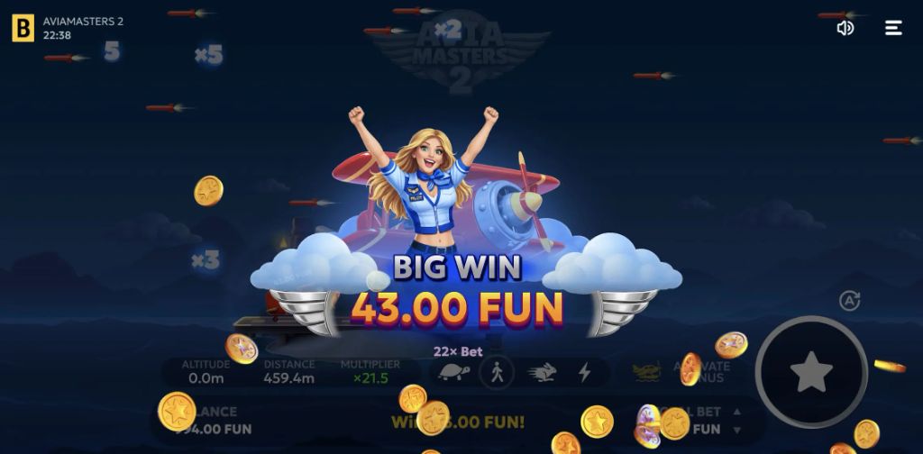 Avia Masters 2 Mobile — Big Win on Smartphone