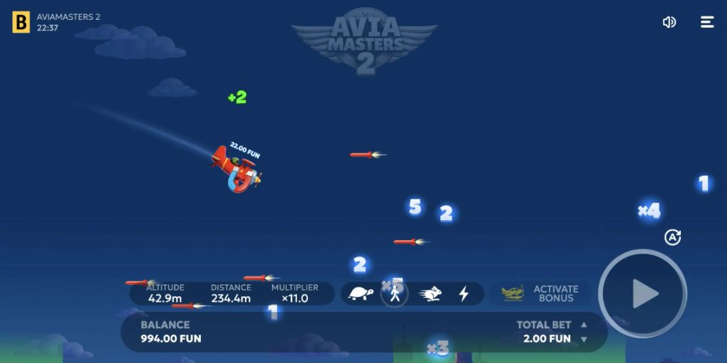 Avia Masters Casino — x11 Multiplier Win